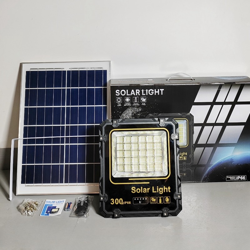 Solar Floodlights Aluminum Remote Control