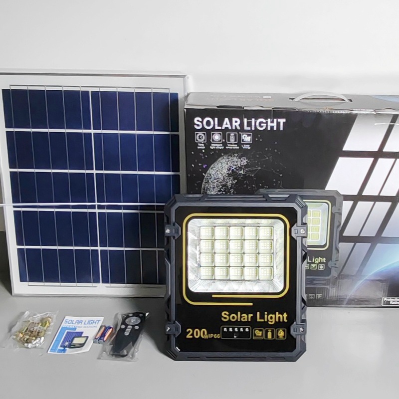 Solar Floodlights Aluminum Remote Control