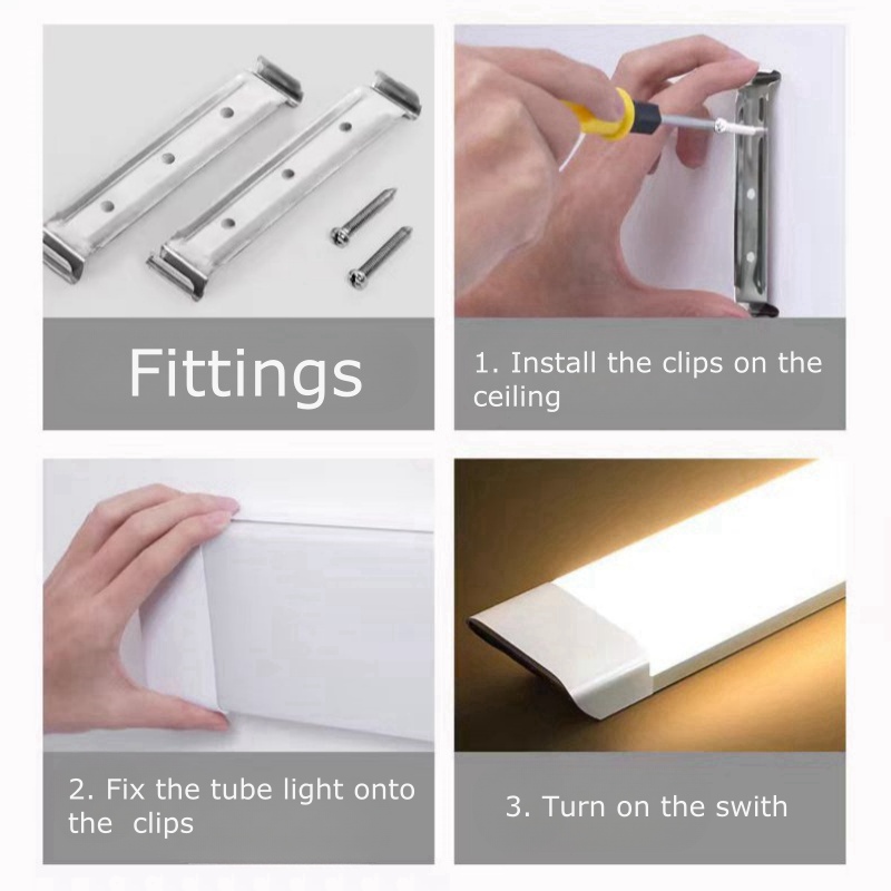 Batten Light Aluminum IC Driver 220-240V LED Tube Light